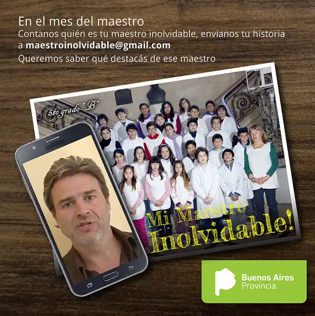 Desde Provincia invitan a homenajear a "Mi maestro inolvidable"