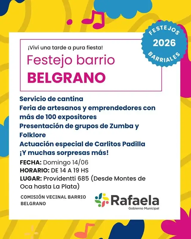 Festejos Barriales 2026