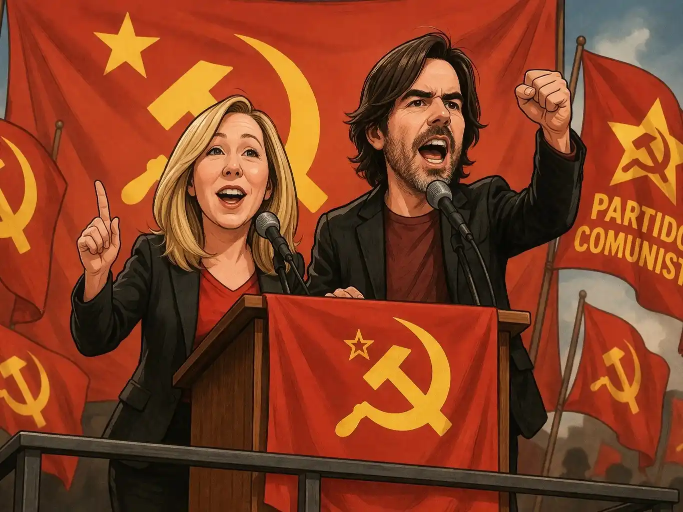 La política como escenario donde lo que se denuncia y lo que se calla no siempre coinciden.