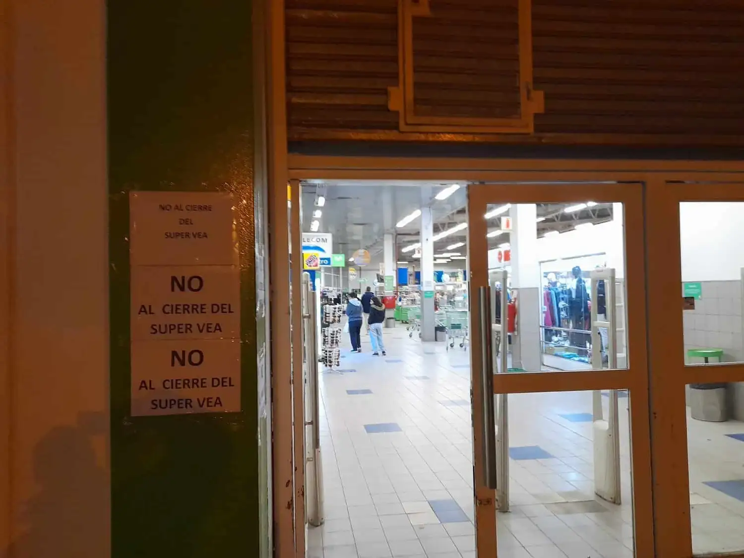 Expectativas del personal del supermercado Vea ante la audiencia que habrá en Trabajo
