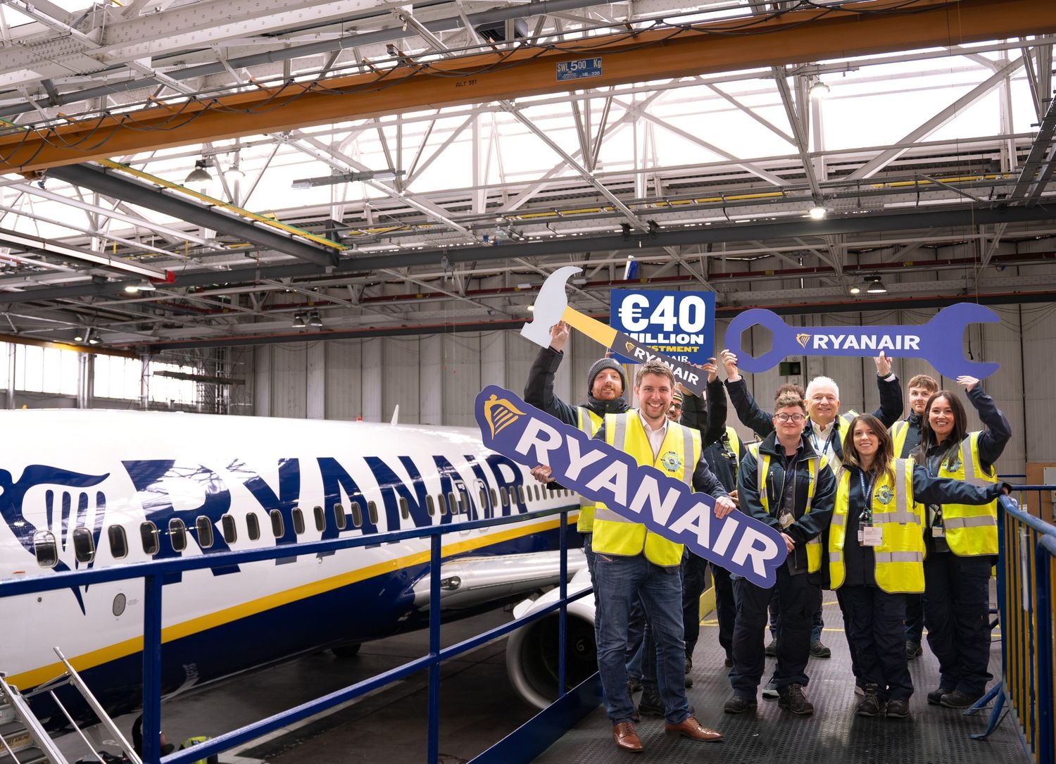 Ryanair construirá un nuevo hangar de mantenimiento en Dublín