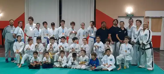 Otra lucida participación en taekwondo