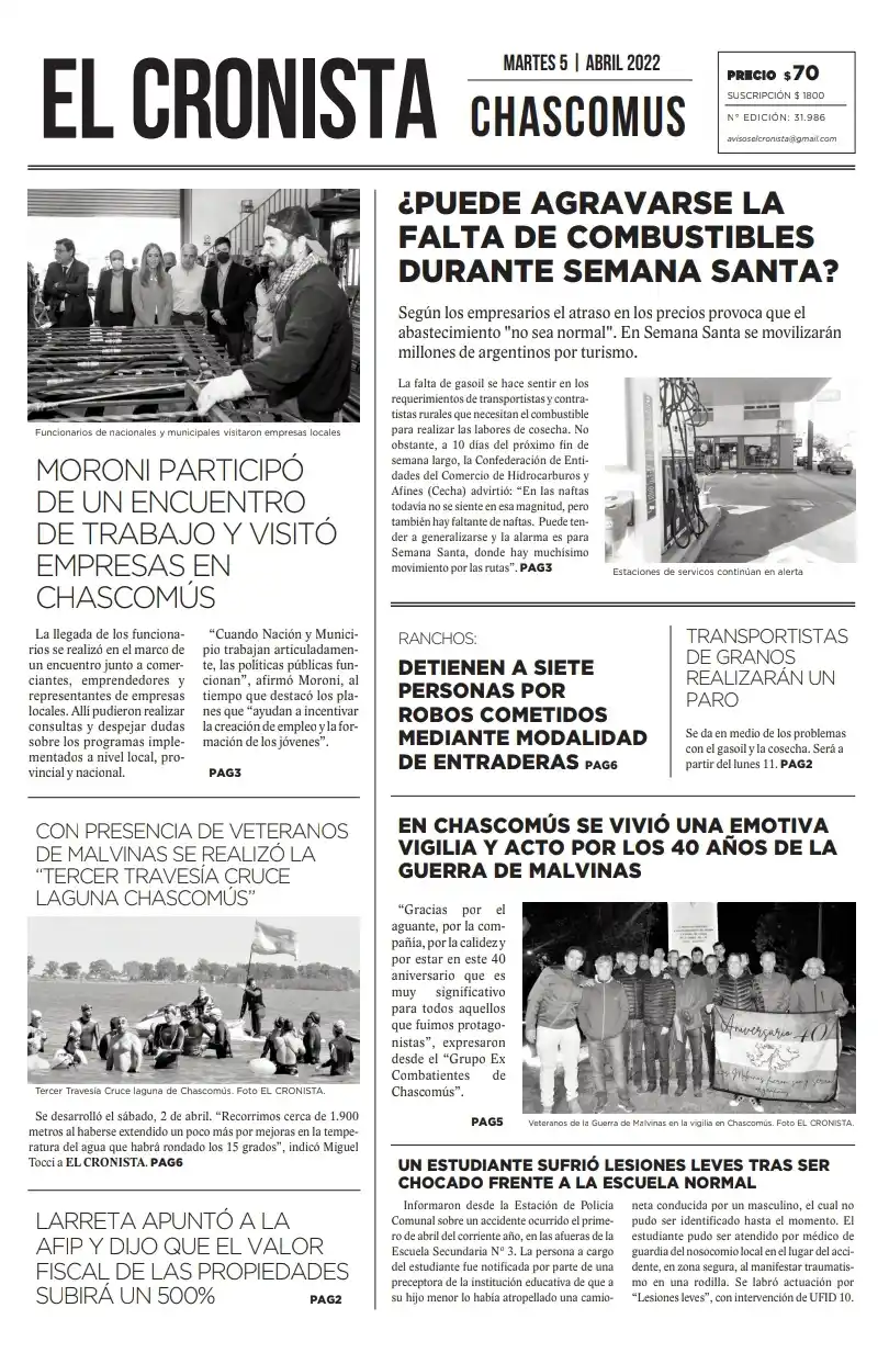 Tapa 5 abril 2022