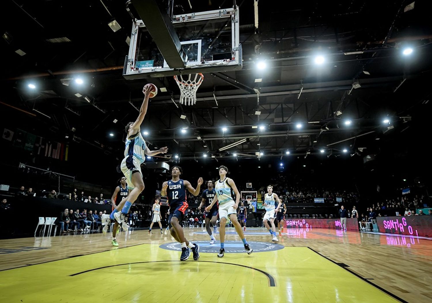 La Selección no pudo ante Estados Unidos, pero dejó una gran impresión de cara al resto del torneo. Foto: FIBA