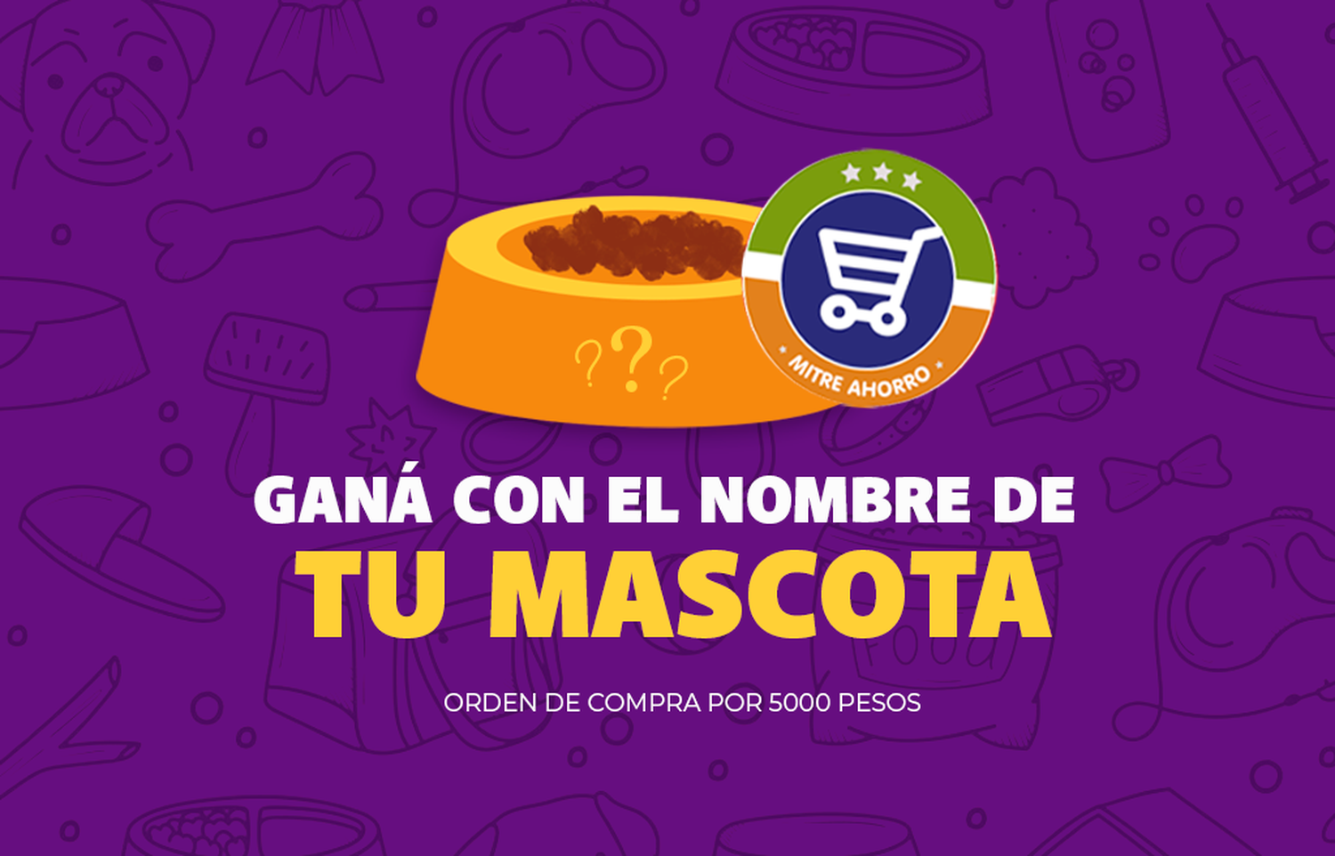 Ganá con el nombre de tu mascota: Mitre Ahorro sortea una orden de compra de 5000 pesos