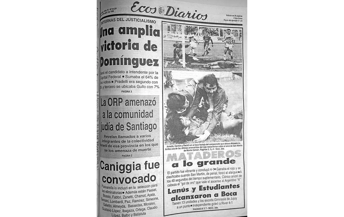 Lunes 15 de abril de 1996