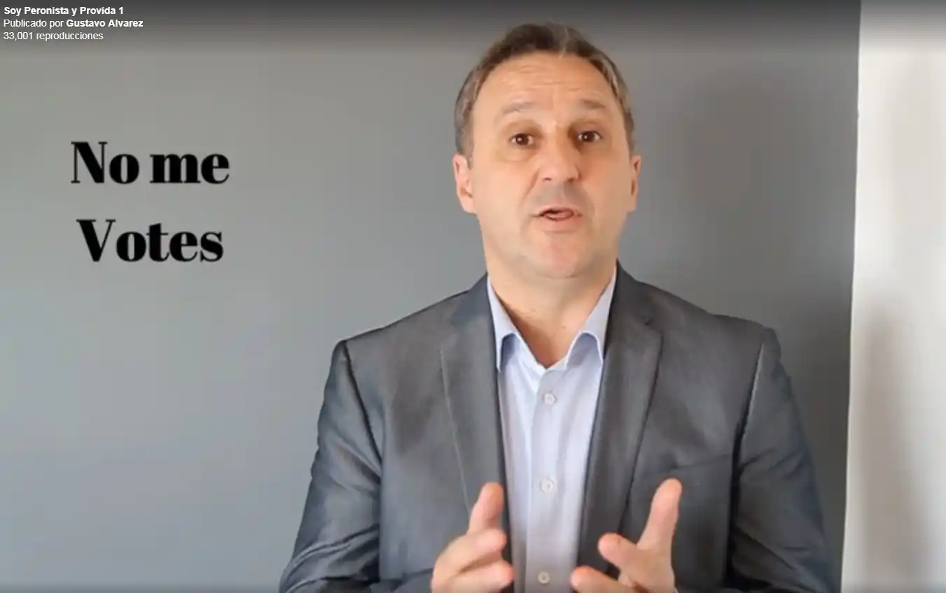 "No me votes": El candidato a Gobernador del Frente Nos llama a votar por Macri y Vidal