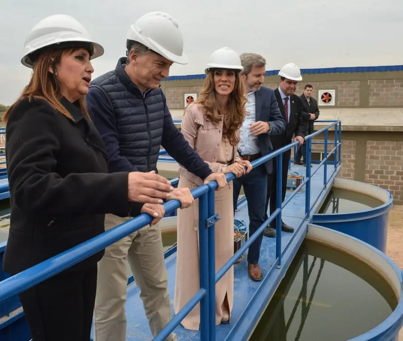 En Santiago del Estero Macri inauguró una planta potabilizadora y un comedor