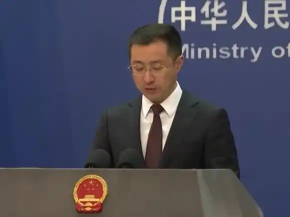 Lin Jian, portavoz del ministerio de Relaciones Exteriores chino.