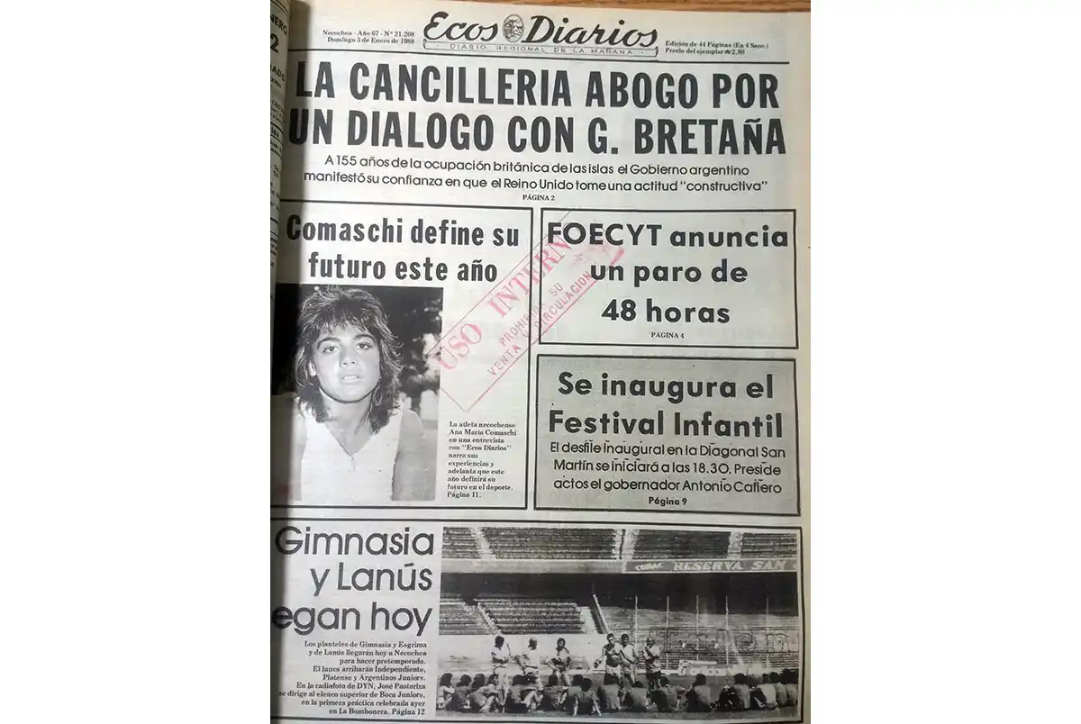 Domingo 3 de enero de 1988