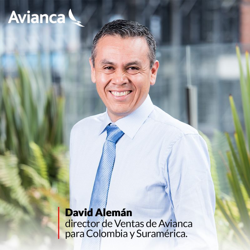 David Alemán, nuevo Director de Ventas de Avianca en Colombia y Sudamérica 