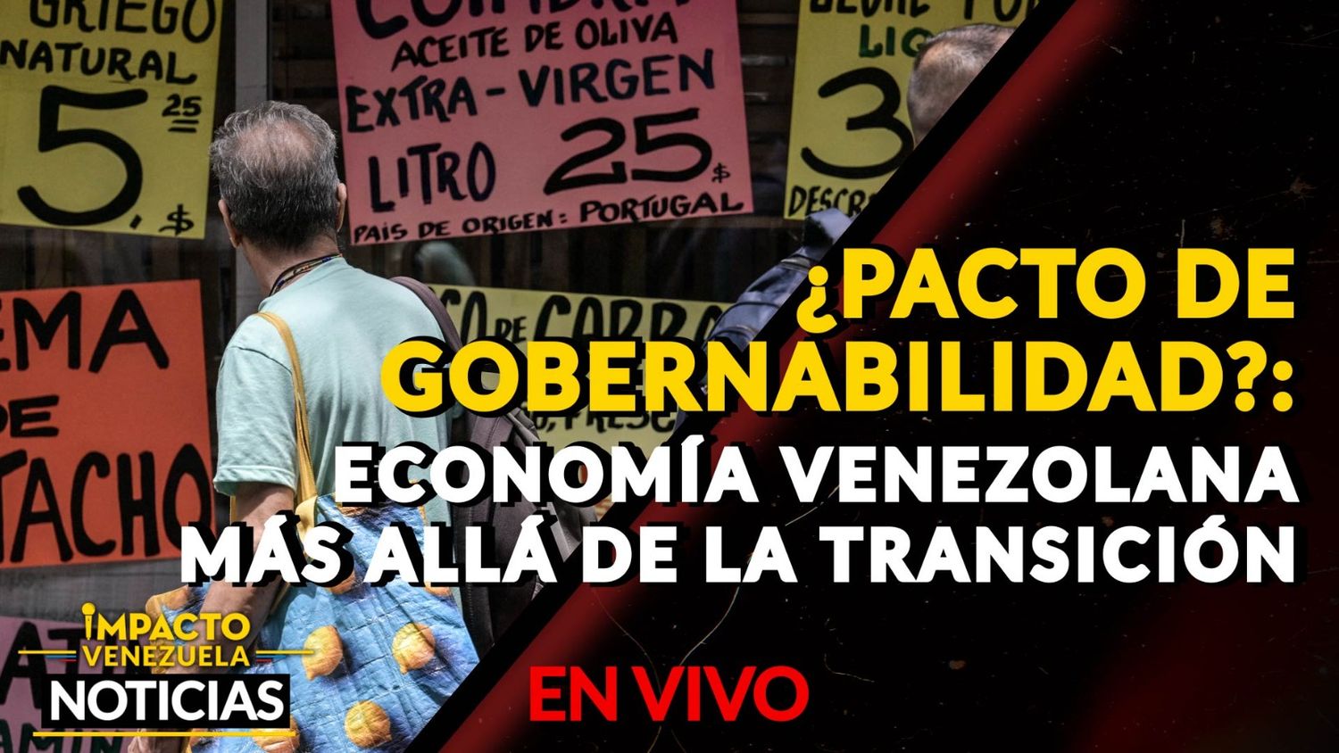 ¿PACTO DE GOBERNABILIDAD?: economía venezolana más allá de la transición – VIDEO