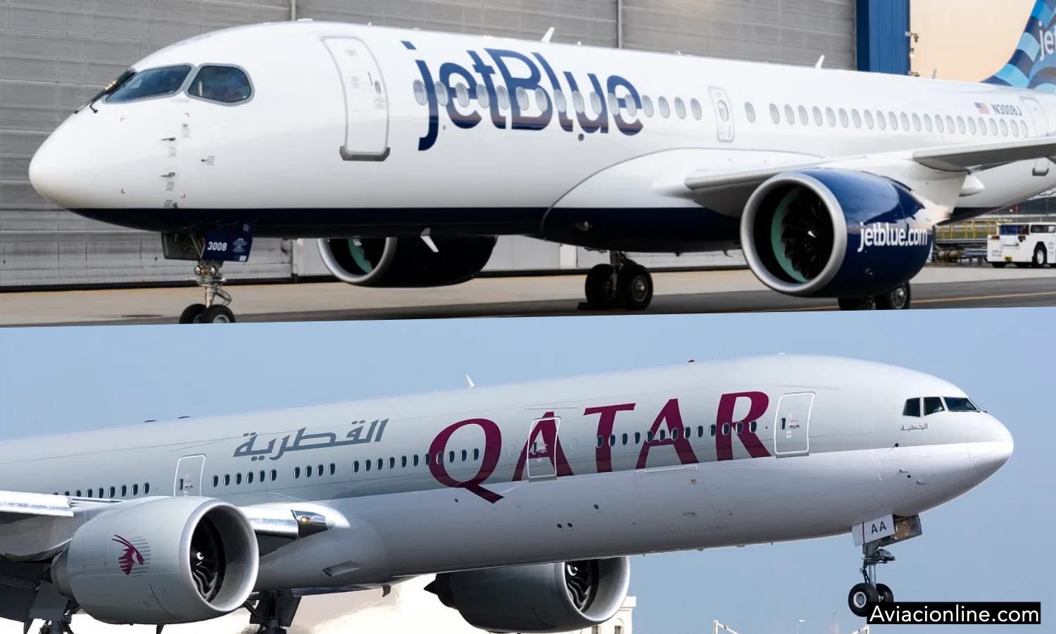 JetBlue y Qatar Airways expanden su acuerdo de código compartido a nuevos destinos