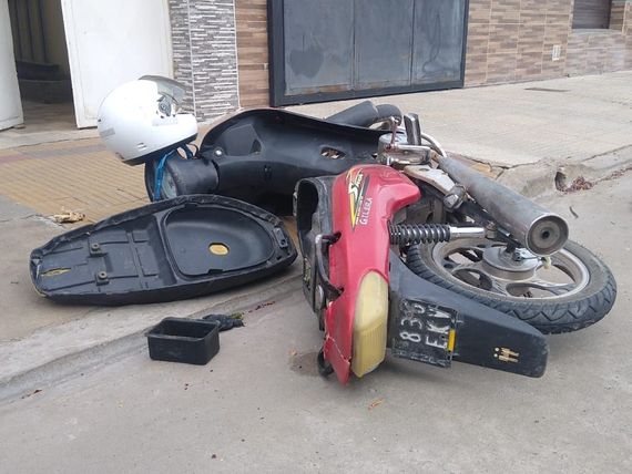 Otro motociclista debió ser hospitalizado tras chocar en Arenales y Ezeiza