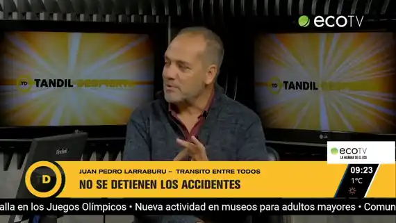 Educación y tánsito, desde la mirada de Juan Larraburu