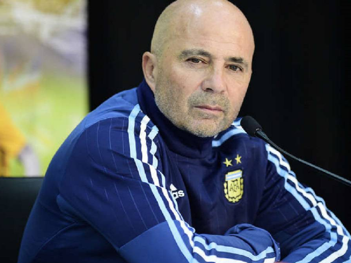 Sampaoli se reunió con Armani y Pérez en Ezeiza