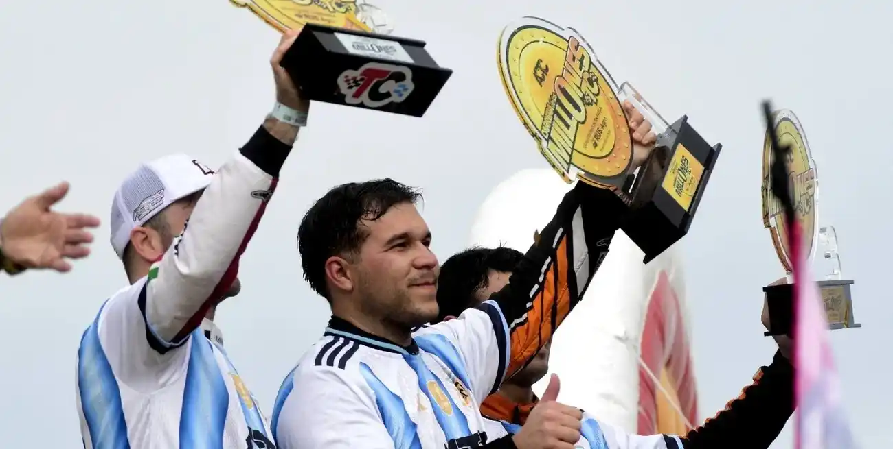 Valentín Aguirre se consagró en Rafaela, dominando de principio a fin la Carrera de los Millones y cortando una racha de 31 fechas sin triunfos.