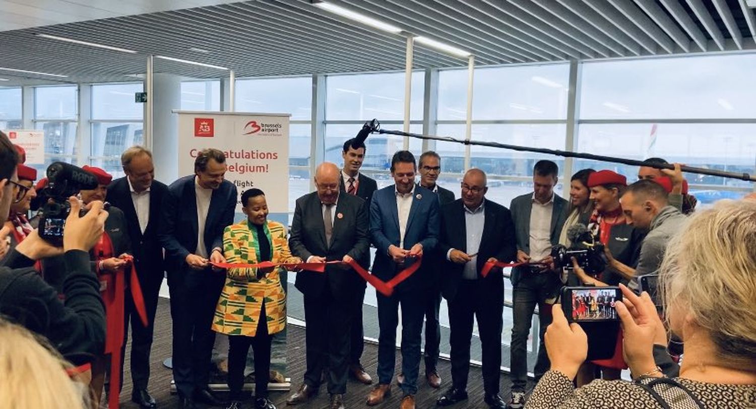 Air Belgium inauguró sus vuelos a Sudáfrica