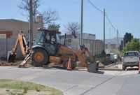Avanzan las obras de mejora hacia el barrio Maggiori con veredas y juegos integrales