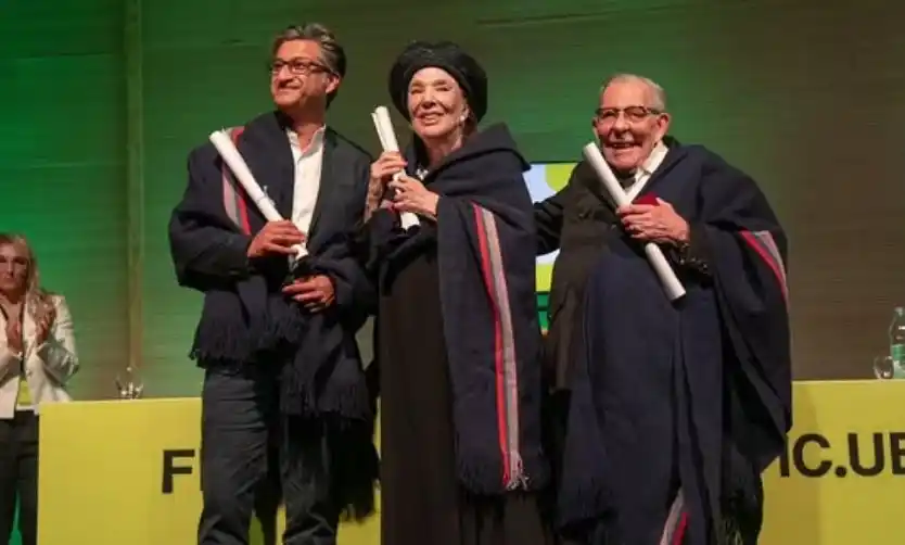 Graciela Borges recibió el Doctorado Honoris Causa en el Festival de cine de la UBA