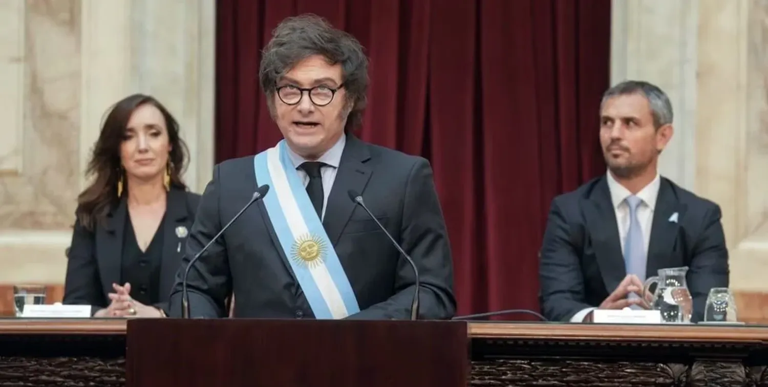 Javier Milei presentó el Presupuesto 2025 en el Congreso de la Nación.