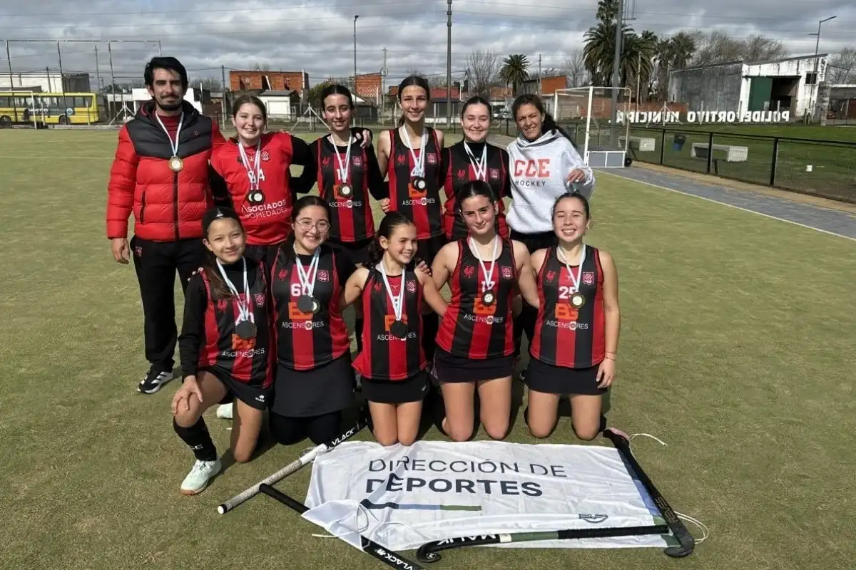 El hockey Sub 14 de Gualeguaychú clasificó a la final provincial de los Juegos Evita 2026