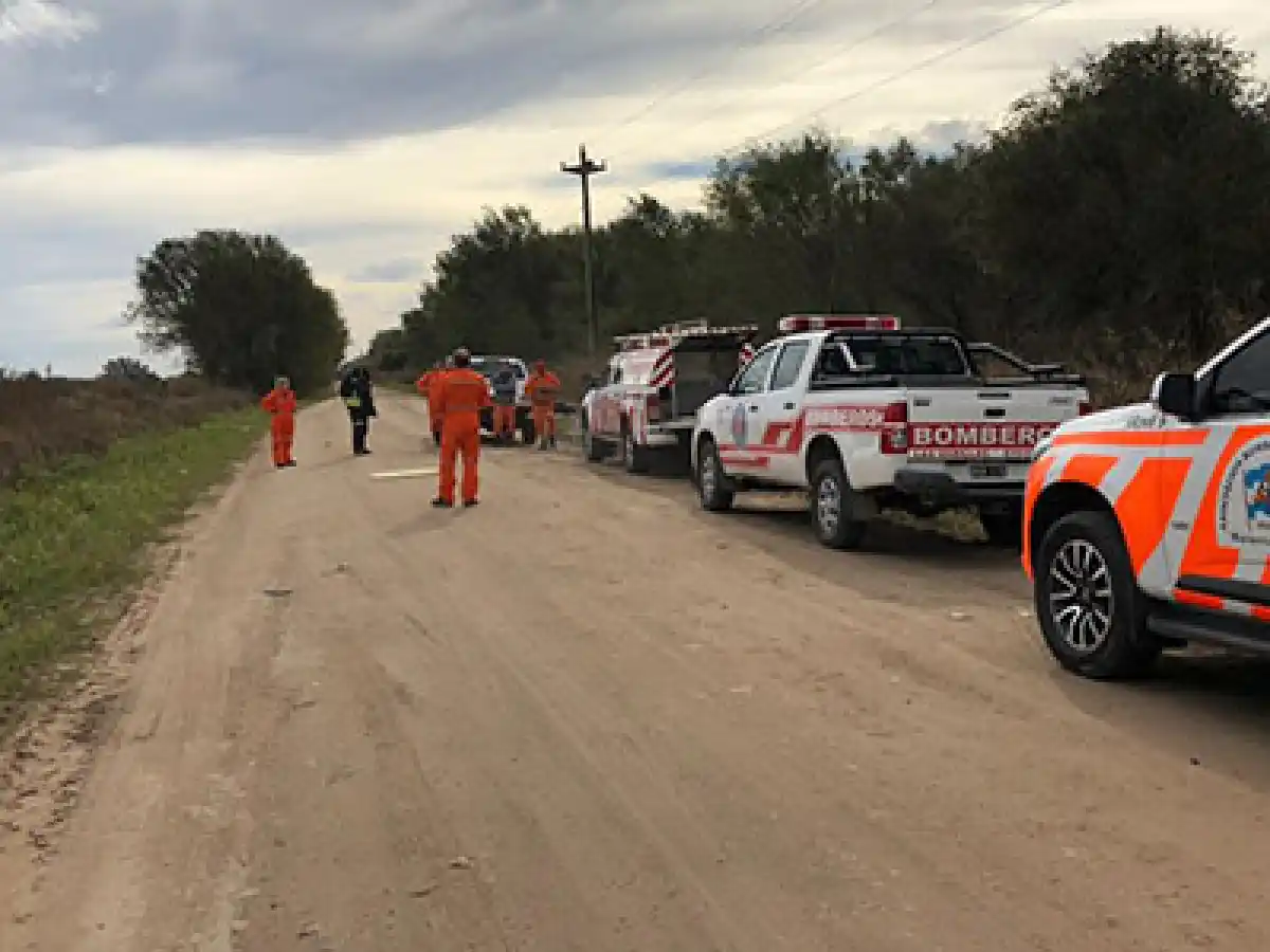 Villa María: Bomberos, policías y perros buscan a la mujer de 73 años