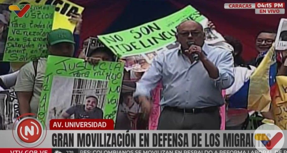 Jorge Rodríguez hará hasta lo imposible para rescatar a los venezolanos “SECUESTRADOS POR LOS BÁRBAROS” (+Videos)