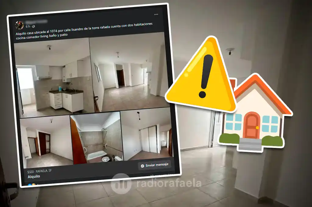 Vecinos alertan por intento de estafa con una vivienda en alquiler en Rafaela