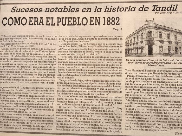 ¿Cómo era el pueblo en 1882? - Cap. 1
