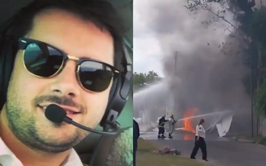 Agustín Orforte, uno de los pilotos fallecidos