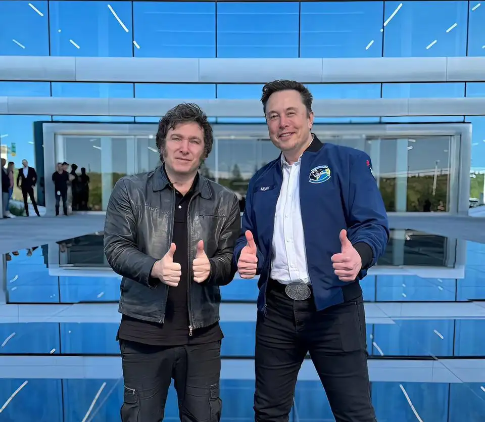 Javier Milei y Elon Musk