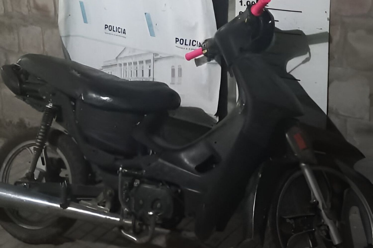 La moto había sido robada en 2018.