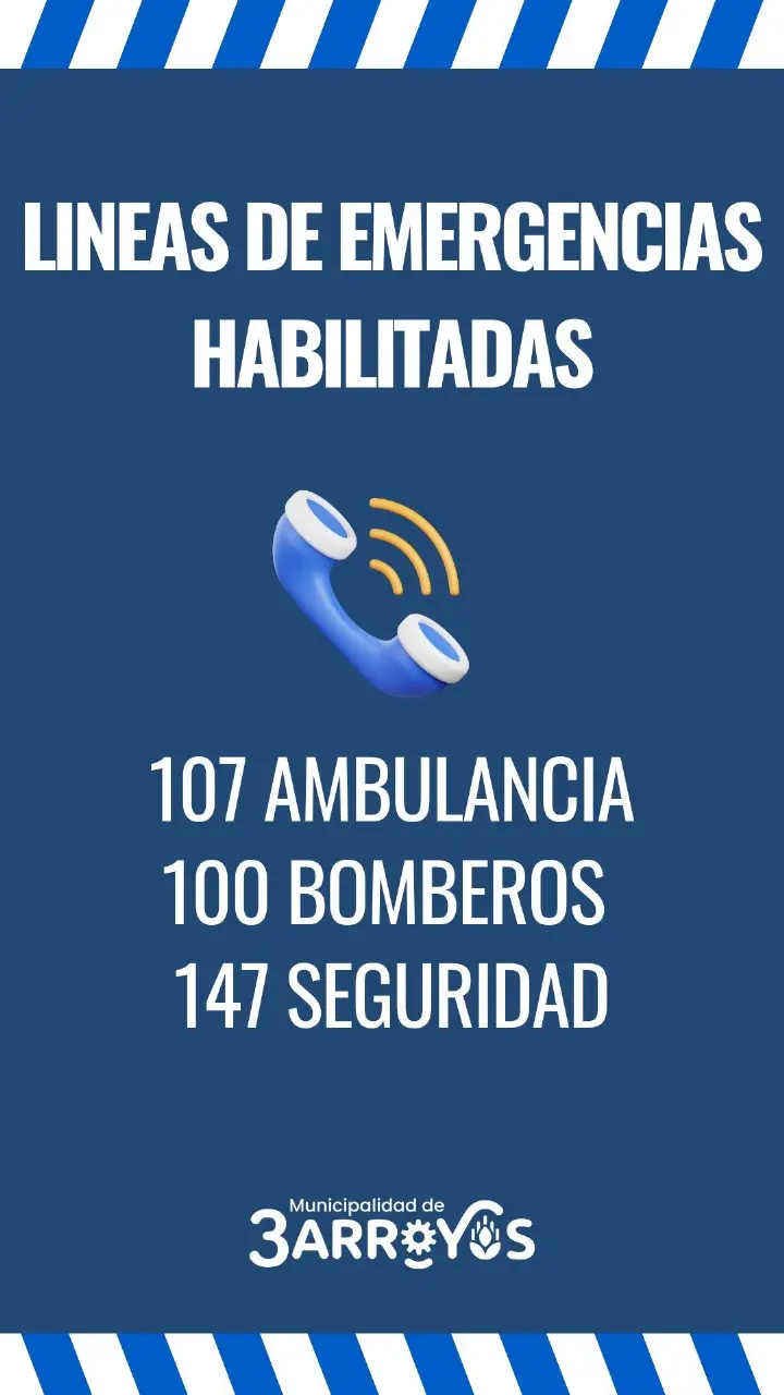 Se habilitaron las líneas de emergencia