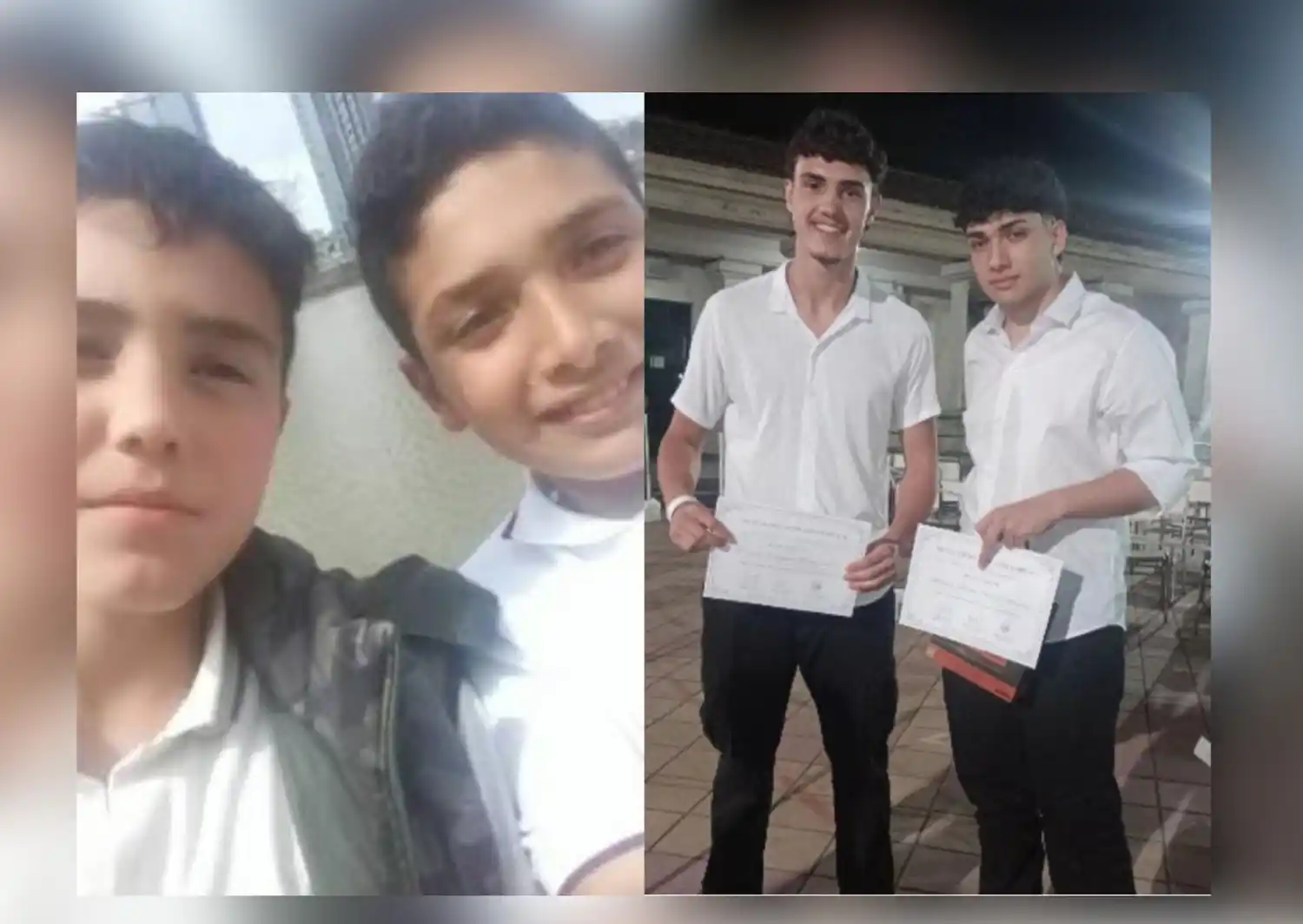 ¡Nahuel y Franco compañeros y amigos desde la Primaria!