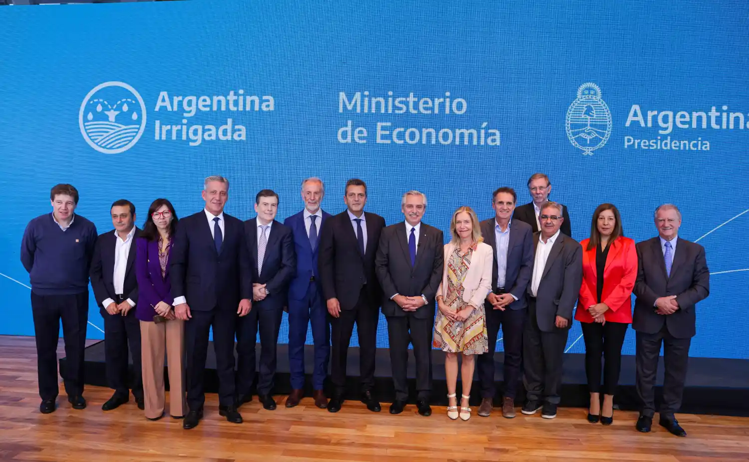 Funcionarios nacionales y provinciales participaron del lanzamiento del Plan Argentina Irrigada.