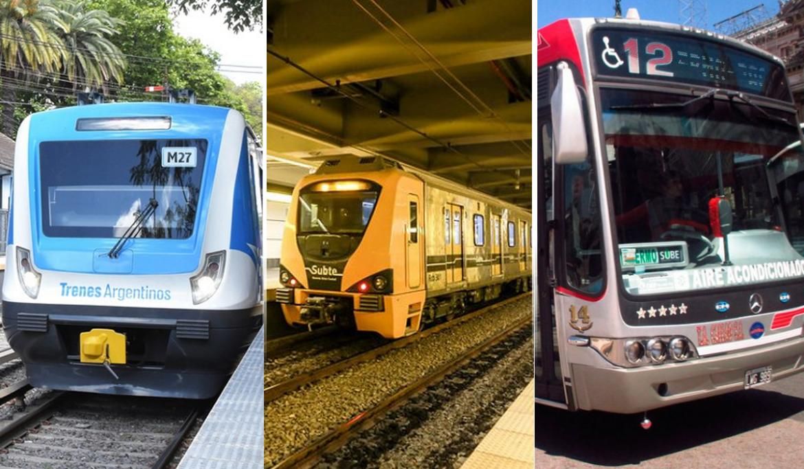 Paro del transporte: Sin trenes, colectivos ni subte