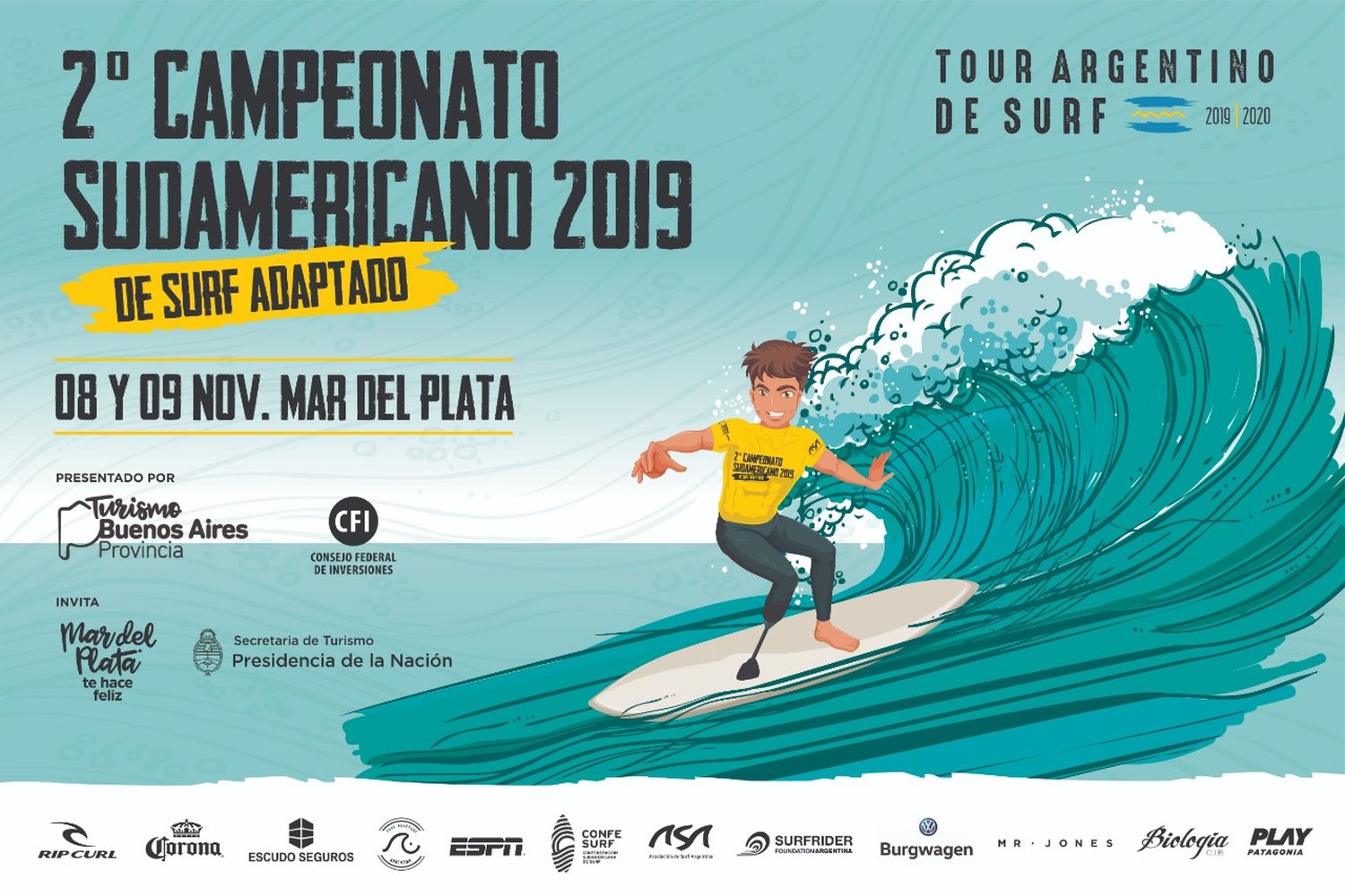 Sebastián Loustau: “El surf adaptado es una disciplina en crecimiento”