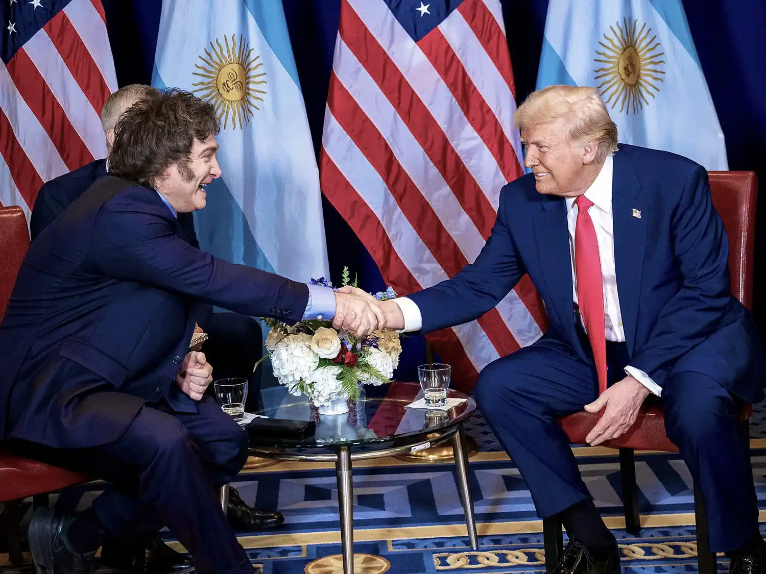 Milei y Trump. FOTO: Archivo NA.