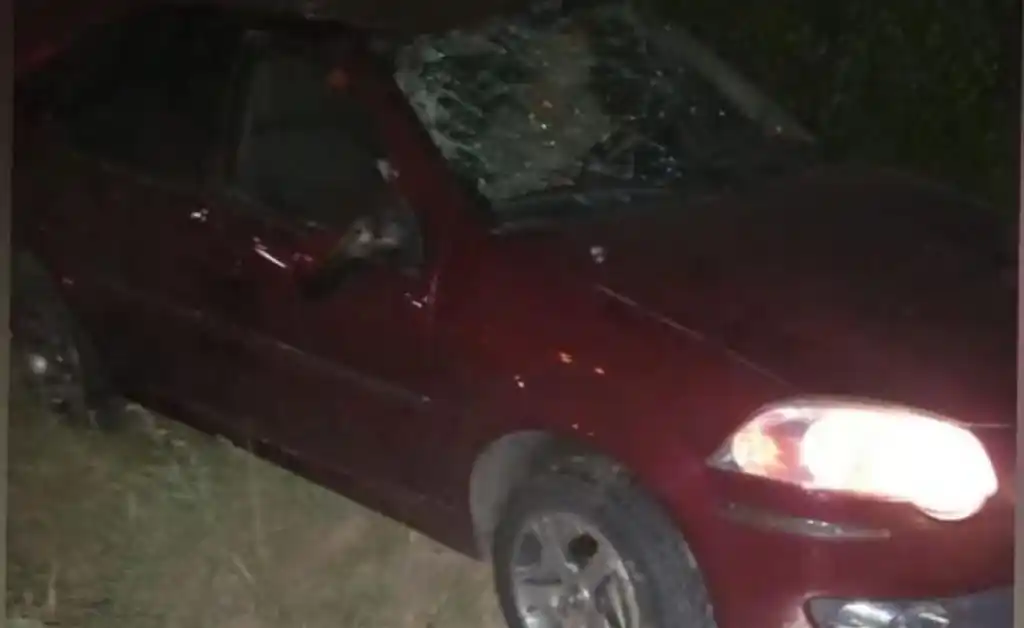 Santafesinos volcaron con su auto en la ruta 34 y una mujer tuvo que ser internada