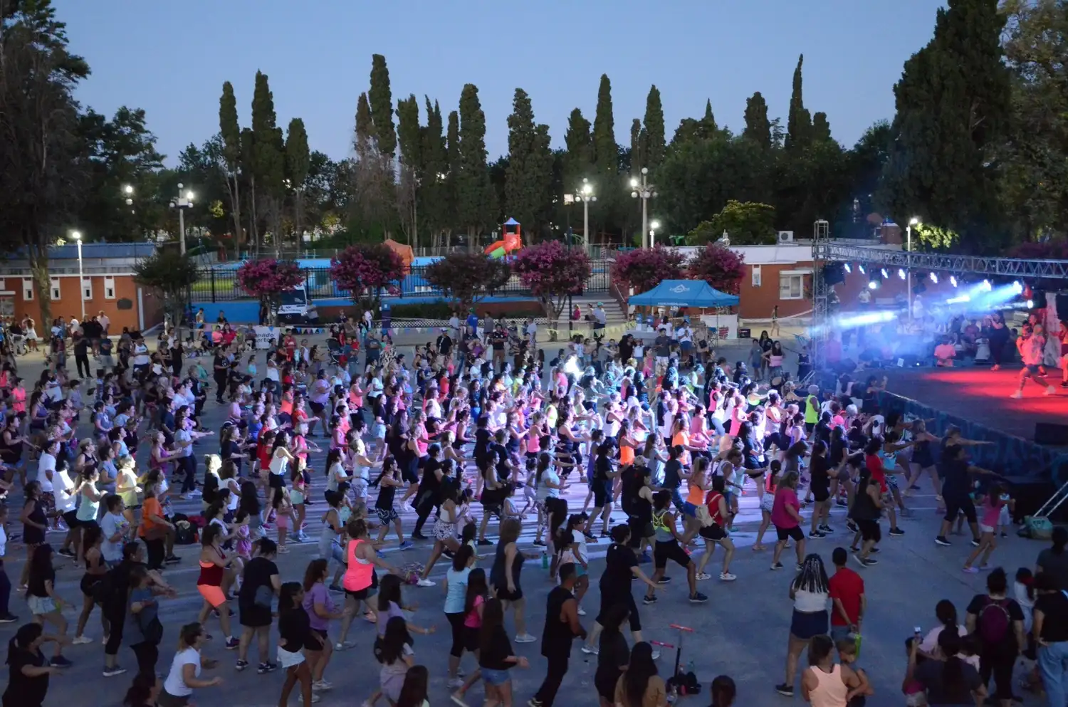 Noche de ritmos.