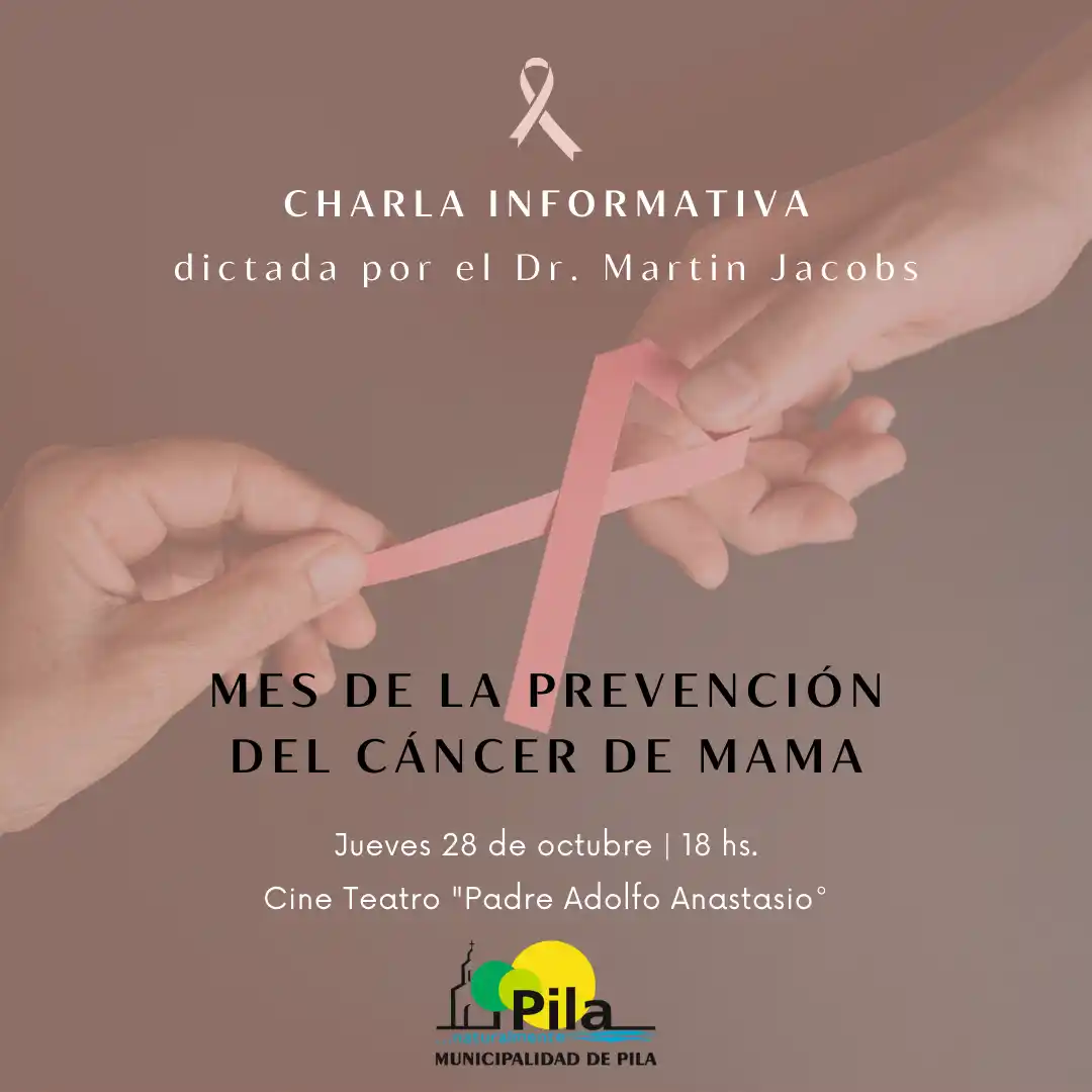 Charla de prevención del Cáncer de Mama en la ciudad de Pila