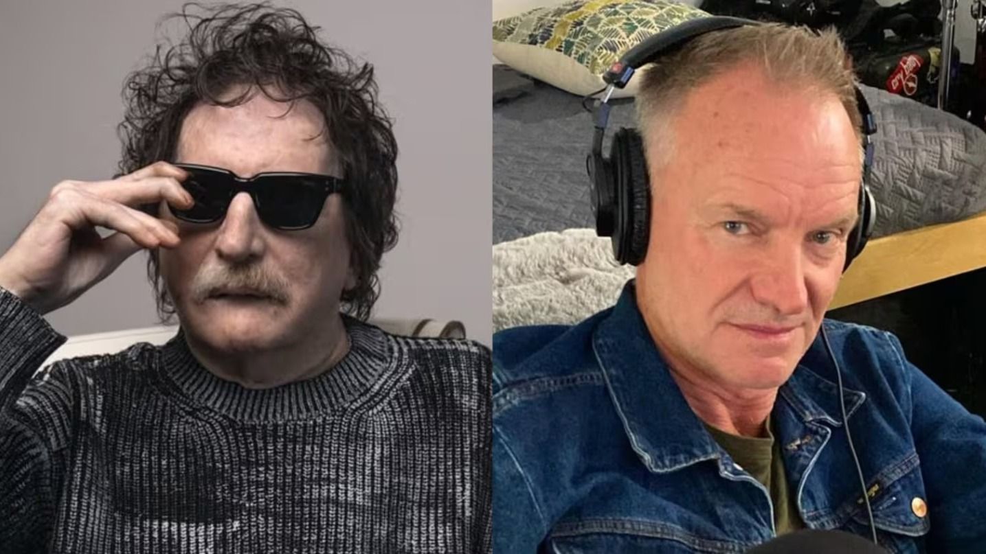 Charly García sorprendió a Sting en camarines antes de su show en Buenos Aires. (Foto Instagram / charlygarcia / theofficialsting).