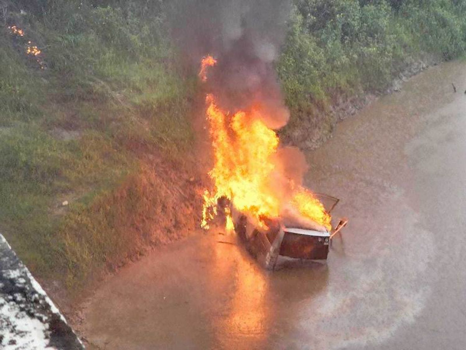 Con las intensas lluvias se registraron 
varios accidentes en rutas de la provincia