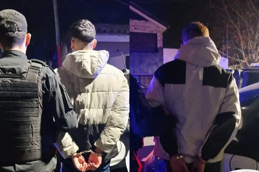 Dos jóvenes detenidos.