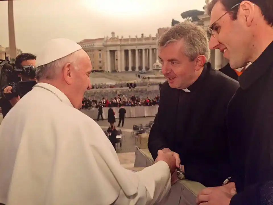 Tres sacerdotes entrerrianos saludaron al papa Francisco
