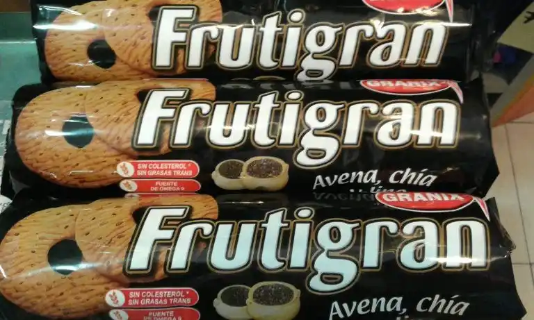 Prohíben comercialización de lote de galletitas Frutigran semilladas con avena, chía y lino