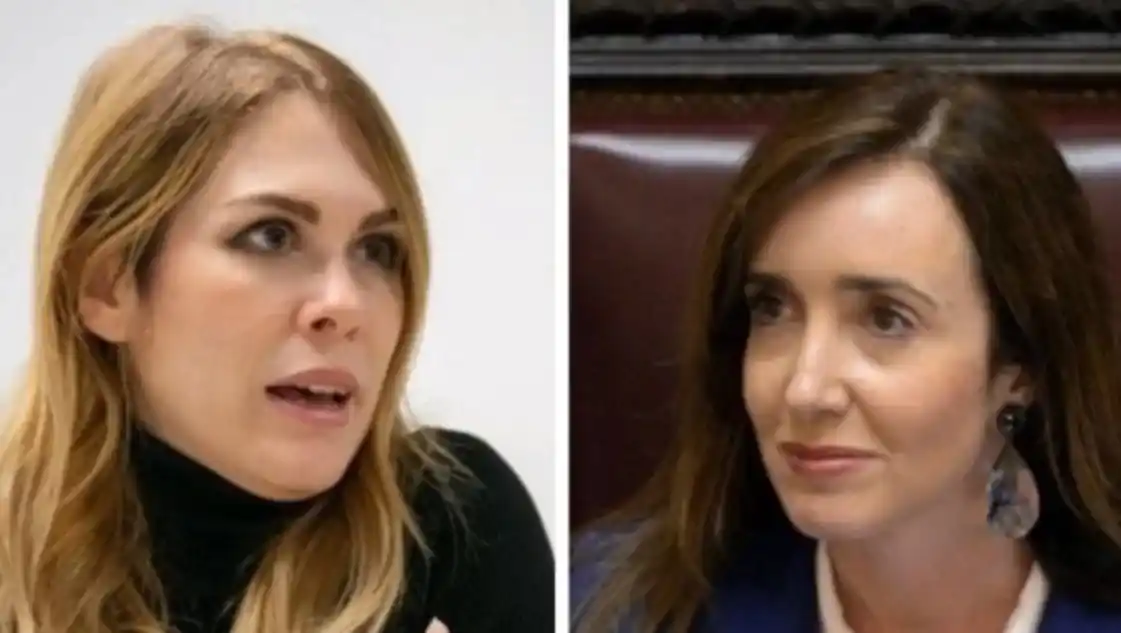 Lilia Lemoine y Victoria Villarruel.