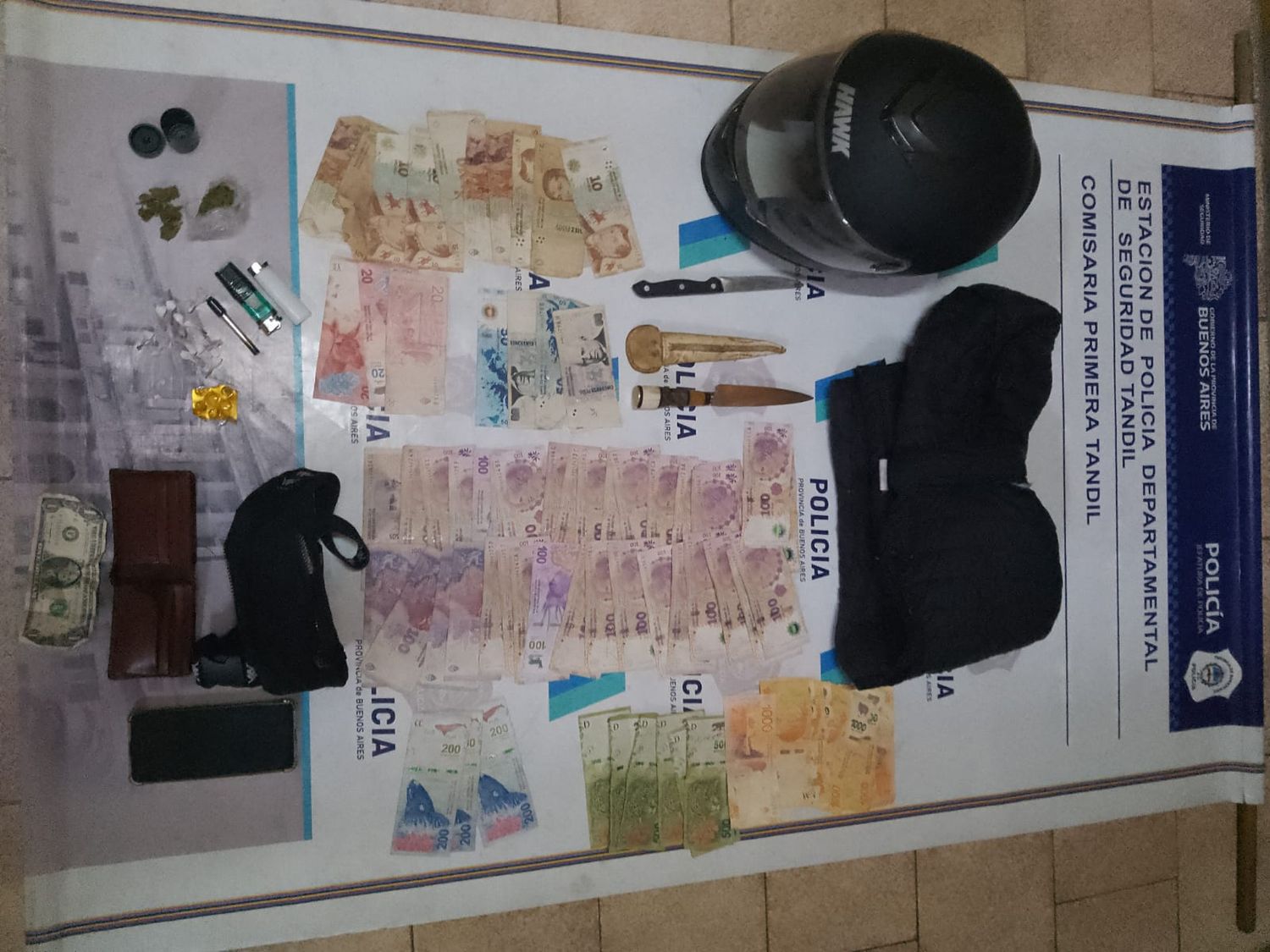 Detenido en Tandil por venta de drogas.