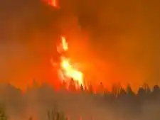 Incendios en El Bolsón.